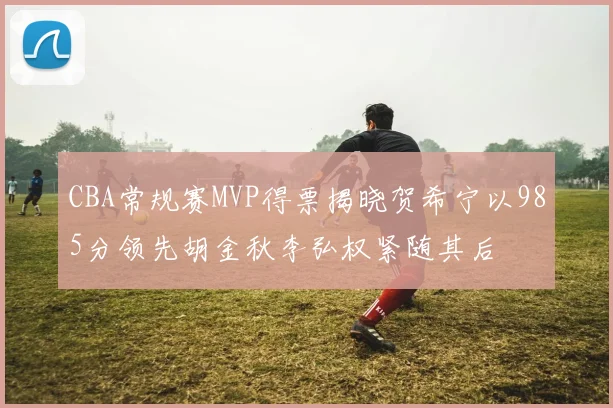CBA常规赛MVP得票揭晓贺希宁以985分领先胡金秋李弘权紧随其后